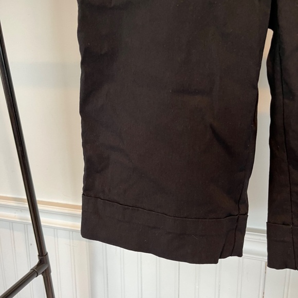 Reitmans Black Short Buisness Cuffed Capris Size 9 C003 - Picture 5 of 10